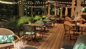 Terrace in the evening